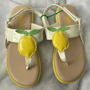 Gymboree Yellow Lemon Kids Sandals